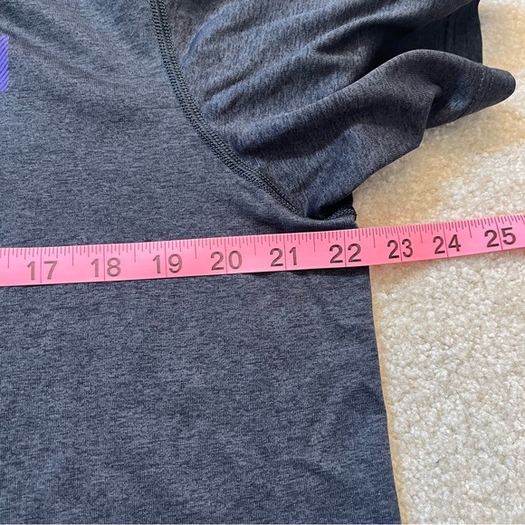 Nike Shirt Mens Large Gray Just Do It Spell Out Dri Fit Crew Neck Active Outdoor - Picture 7 of 9